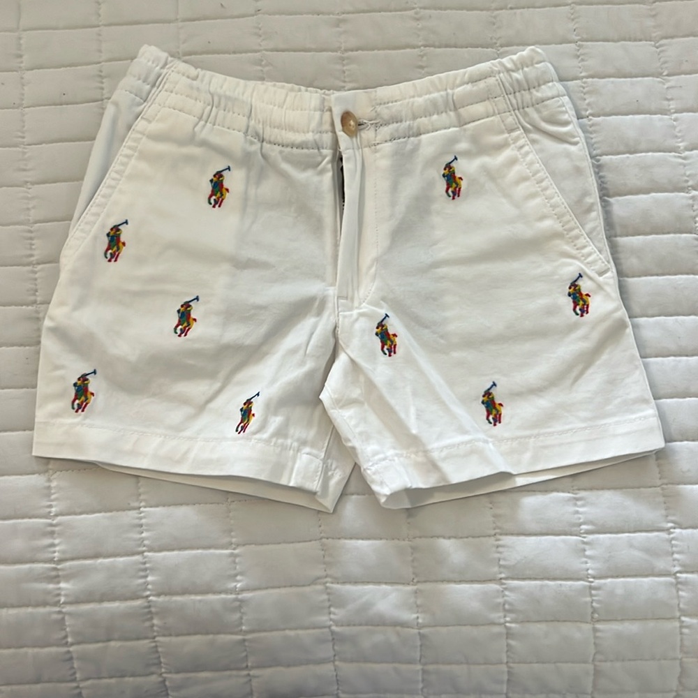 Polo Ralph Lauren Embroidered Adjustable Toddler Shorts